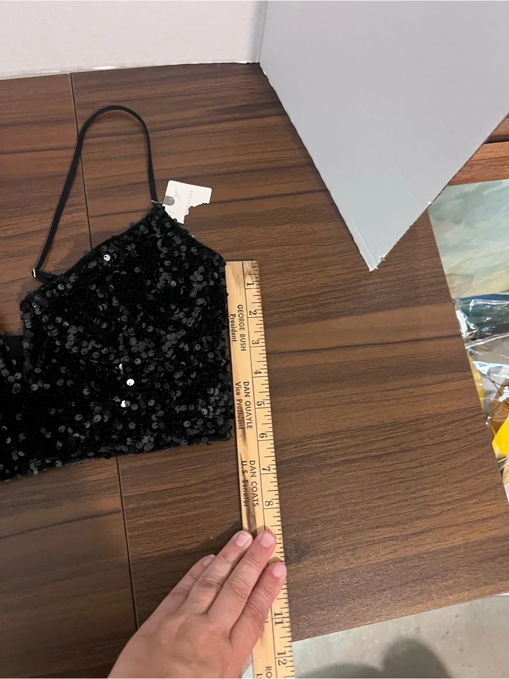 Anthropologie black bandeau